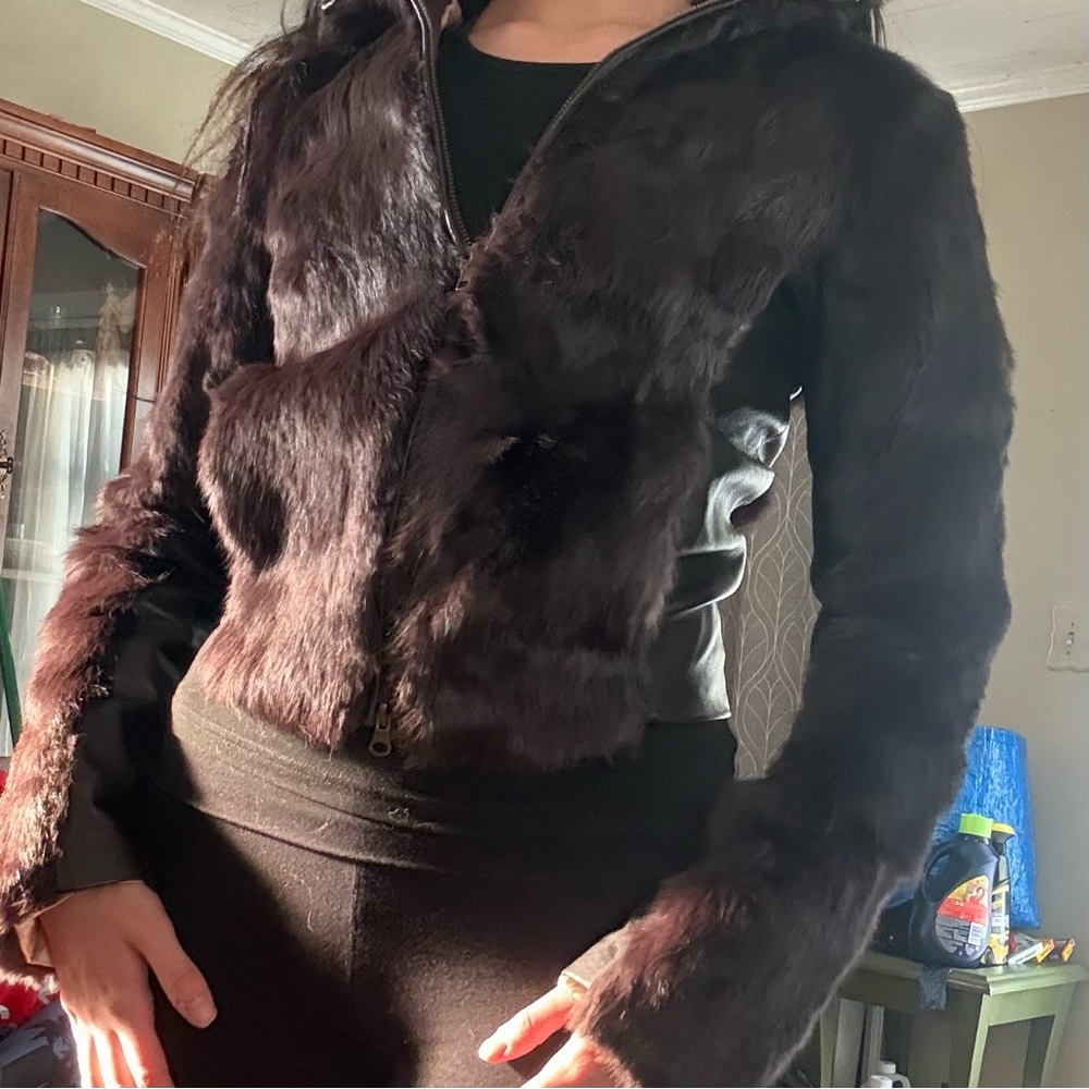 Rare VTG Bebe fur jacket